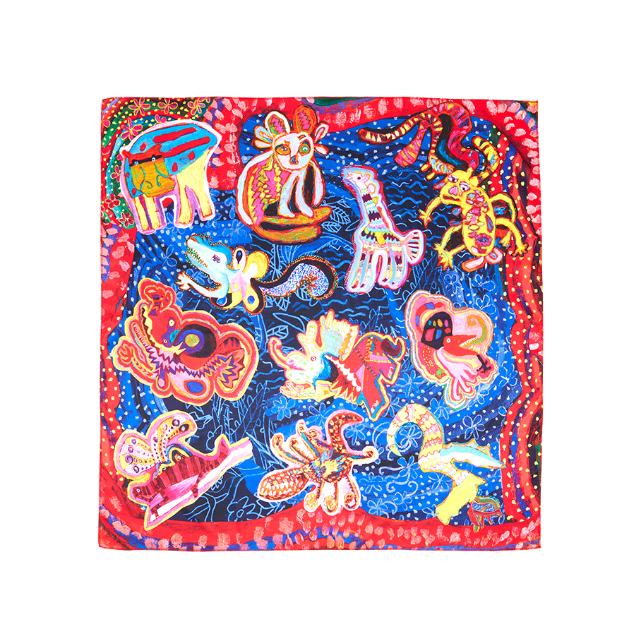 Fantasy Animals Knot Wrap - US 3352